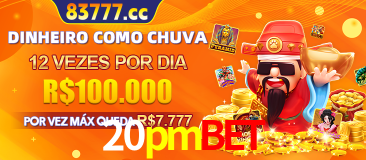 Banner do programa de recompensas Recomende para amigos do 20pmbet, detalhando os bônus por convidar amigos, com prêmios que chegam a R$288.888.